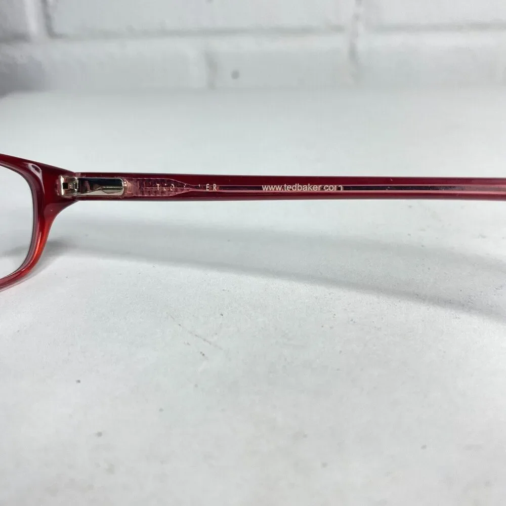 Ted Baker London Brown Tortoise B705 Plastic Frame Eyeglasses‎ Pink H2592